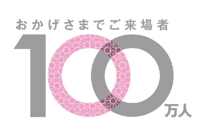 100万人に、ありがとう。