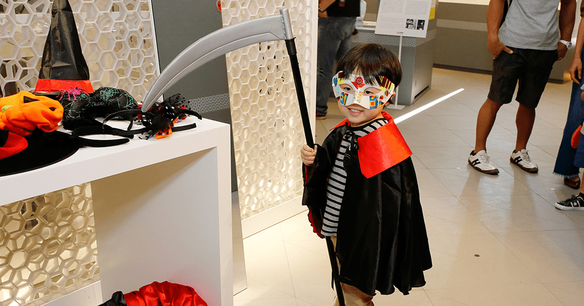 イベントレポート オリジナルマスクを作って楽しもう Metoa Halloween Feel The Communication In Ginza 心までつたえる 先進コミュニケーション技術 過去のイベント イベント Metoa Ginza ウェブサイト