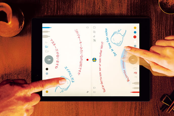 「しゃべり描きUI」メッセージフォトチャレンジ